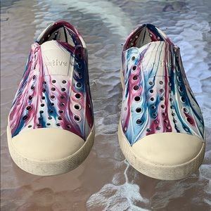 Girls Tye Dye Native Water Shoes